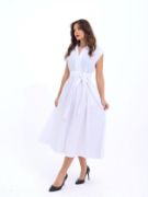 7127 ELBİSE-BEYAZ resmi
